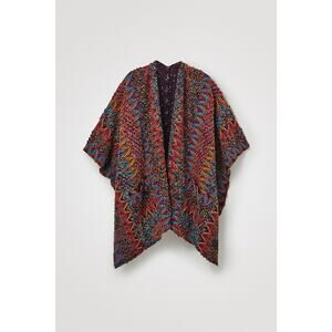 Desigual Marbled Poncho Kaftan Sweater